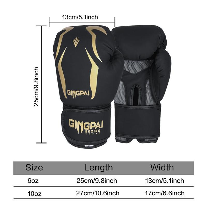 Boxing Gloves, 1 Pair Professional Training Gloves, Durable Boxing Gloves for Men & Women, Professional Boxing Gloves for Training, Sports Accessories