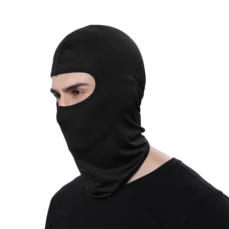 Balaclava Face Mask Dustproof Windproof UV Protection Open Eye Face Covers for Outdoor Sports Cycling Motorcycle Skiing, Black