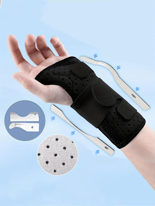 Adjustable Breathable Sports Wristband with Velcro Design, Sports Wristband for Men & Women, Wrist Support for Injury