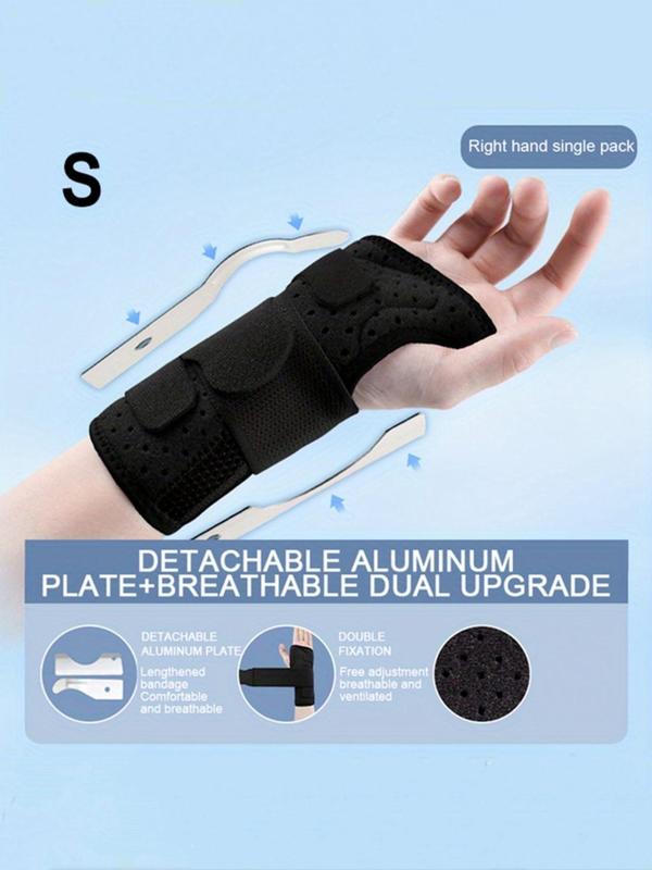 Adjustable Breathable Sports Wristband with Velcro Design, Sports Wristband for Men & Women, Wrist Support for Injury