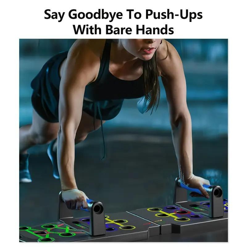 TekDeals 28 in 1 Push Up Rack Board System for Home Gym Fitness Workout