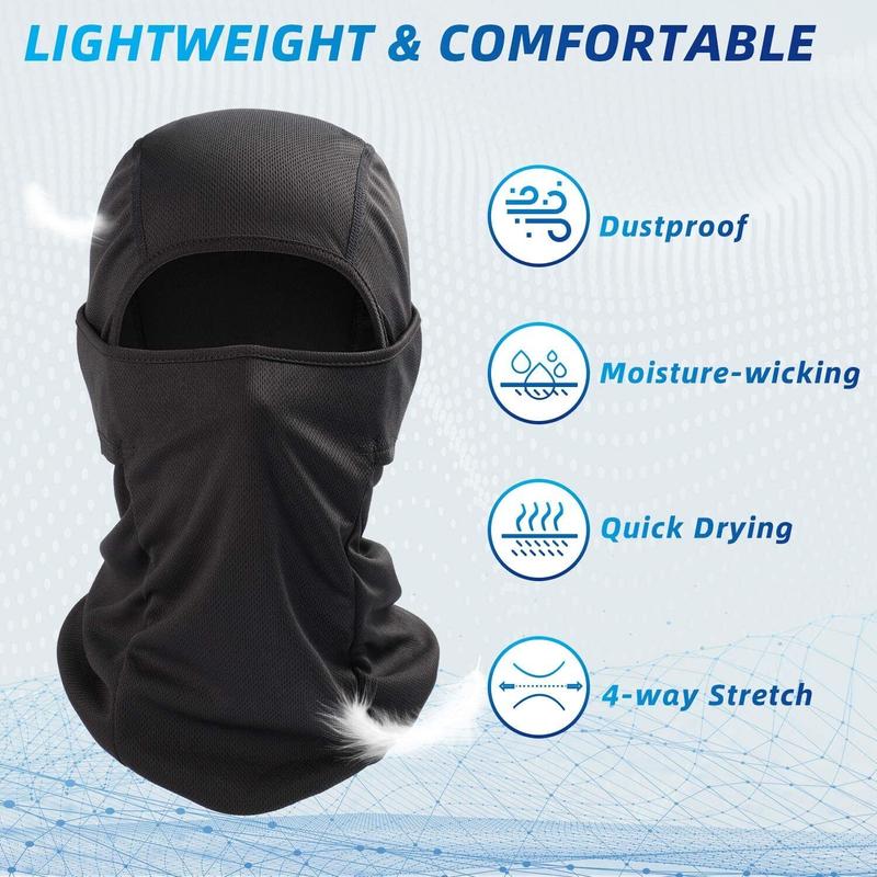 Balaclava Ski Face Mask UV Protection Dustproof Windproof Sun Hood for Men Women