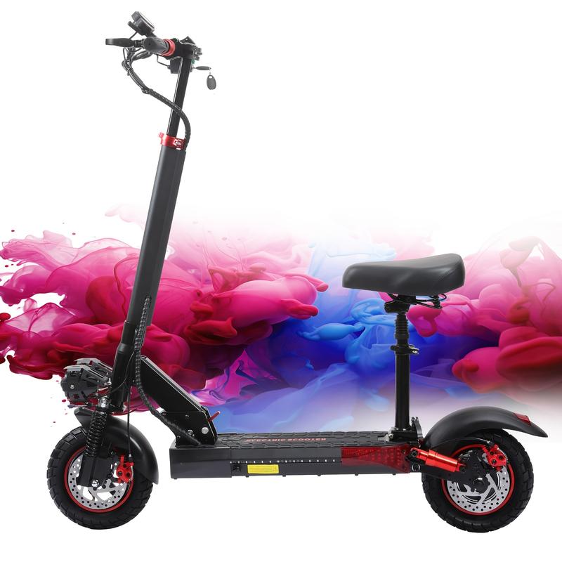 J01 Adult Electric Scooter-Can Travel up to 20 Miles, 750W Motor Power, Speed up to 20 Miles Per Hour, Foldable Adult Commuter Scooter with Seat