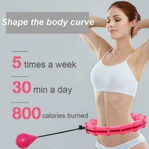 Custom Knots Weighted Hoola Fitness Hoop Adult Smart Hula Thin Waist Weight Loss