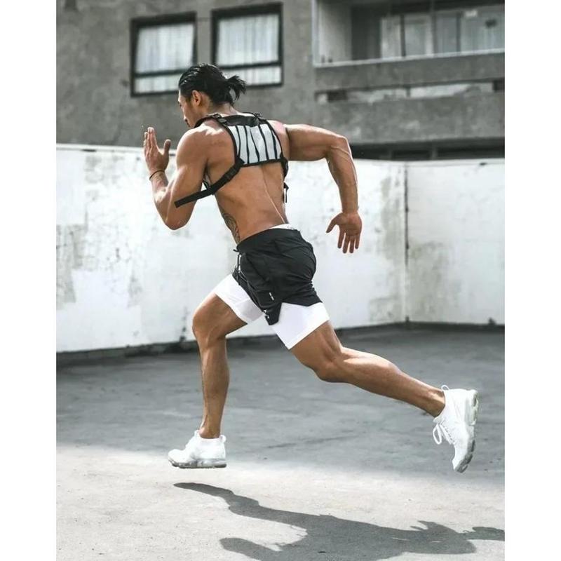 2 in 1 Anime Broly Quick Dry Shorts Running Training Joggers Fitness Gym Sports