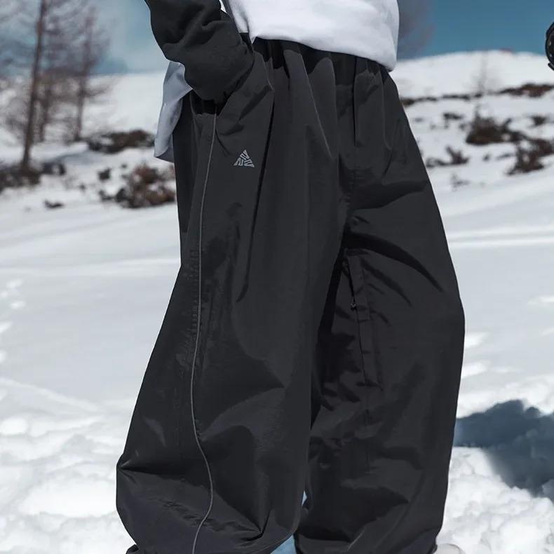 Southern Potato Ski Pants Men's Women's Single Board Waterproof Loose Fit Wear Resistant Professional Double Board Ski Pants