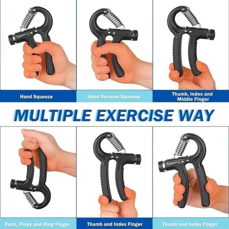 Hand Gripper, 1 Count 2 Counts Hand Grip Exerciser, Hand Grip Strengthener for Training, Adjustable Portable Arm Strength Training Equipment, Gymtok