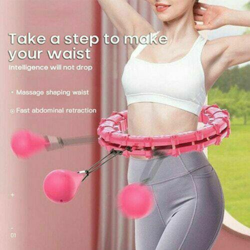 Custom Knots Weighted Hoola Fitness Hoop Adult Smart Hula Thin Waist Weight Loss