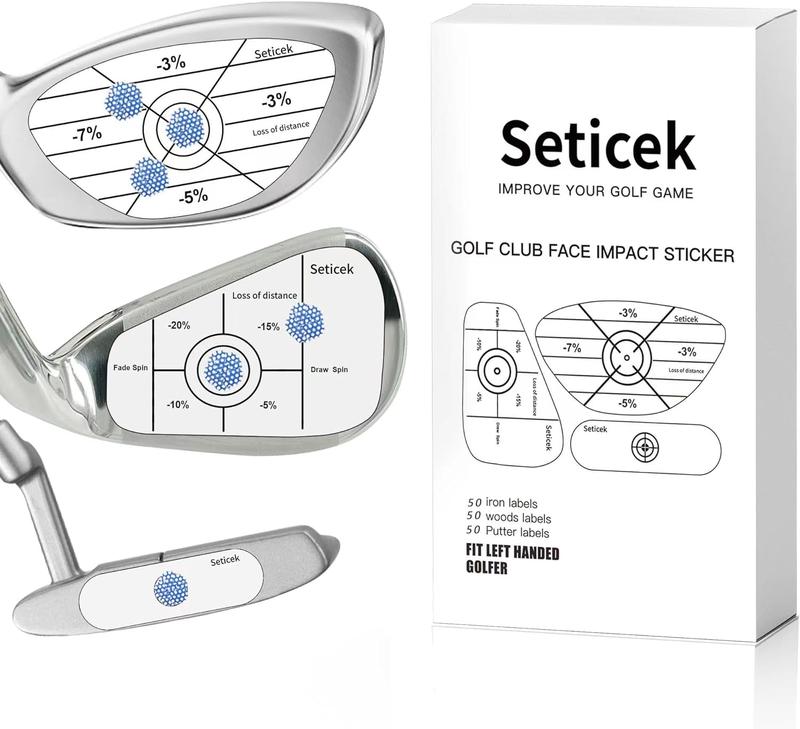 Golf Impact Tape Labels ｜Self-Teaching Sweet Spot and Consistency Analysis ｜ Improve Golf Swing Accuracy and Distance ｜Choose Between 150 Pc and 300 Pc