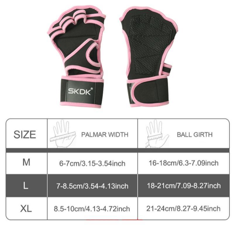 Weight Lifting Gloves, 1 Pair Diving Cloth Sports Fitness Gloves, Palm Protector Gloves, Wrist Protector Gloves, Non-slip Hand Gloves, Fitness Accessories, Workout Equipment, Gym Accessories, Gymtok