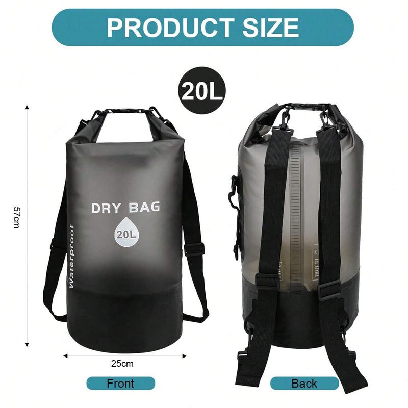 1 2 3 4pcs 20L Beach Kayak Fishing Boating Camping Swimming Waterproof Dry Bag