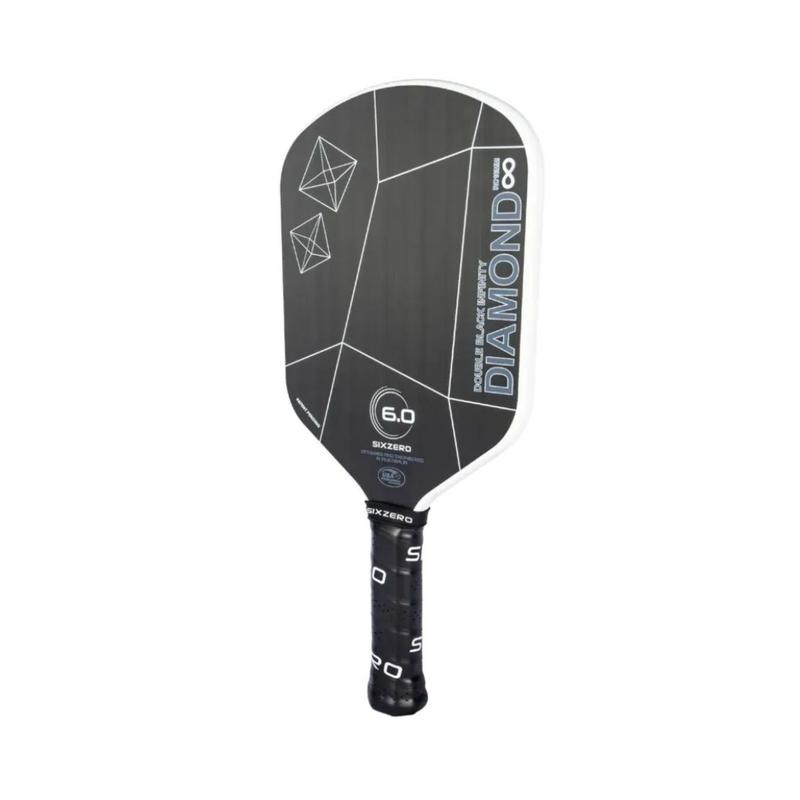 Six 6.0 Zero Pickle Ball Paddle Infinity Edgeless Double Black Diamond Control 16mm - Unleash Your Potential with the Infinity Series Double Black Diamond Paddle