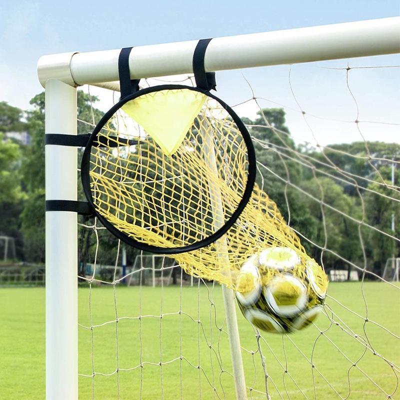 Football Target Net, Football Training Net with Adjustable Strap, Football Goal Practice Net for Home Outdoor Indoor