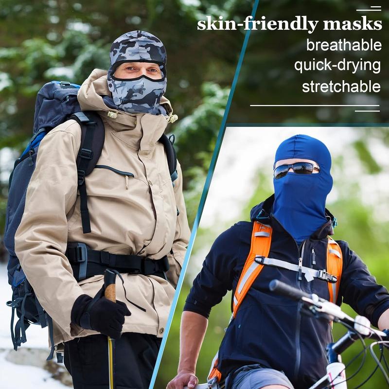 30 Pcs Balaclava Ski Face Mask Full Face Cover Mask UV Protection Cooling Neck Gaiter Summer for Men Women Winter Outdoor