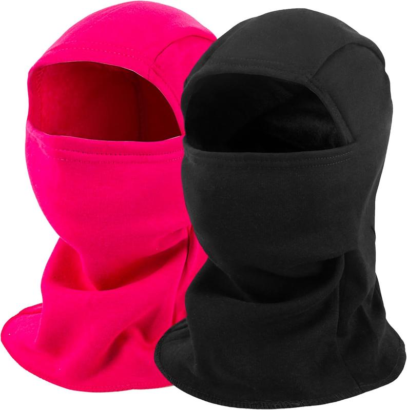 Balaclava Ski Mask for Adult, Full  Mask Winter Fleece Thermal Cold Weather Outdoors Cover for Men Women 2 Packs