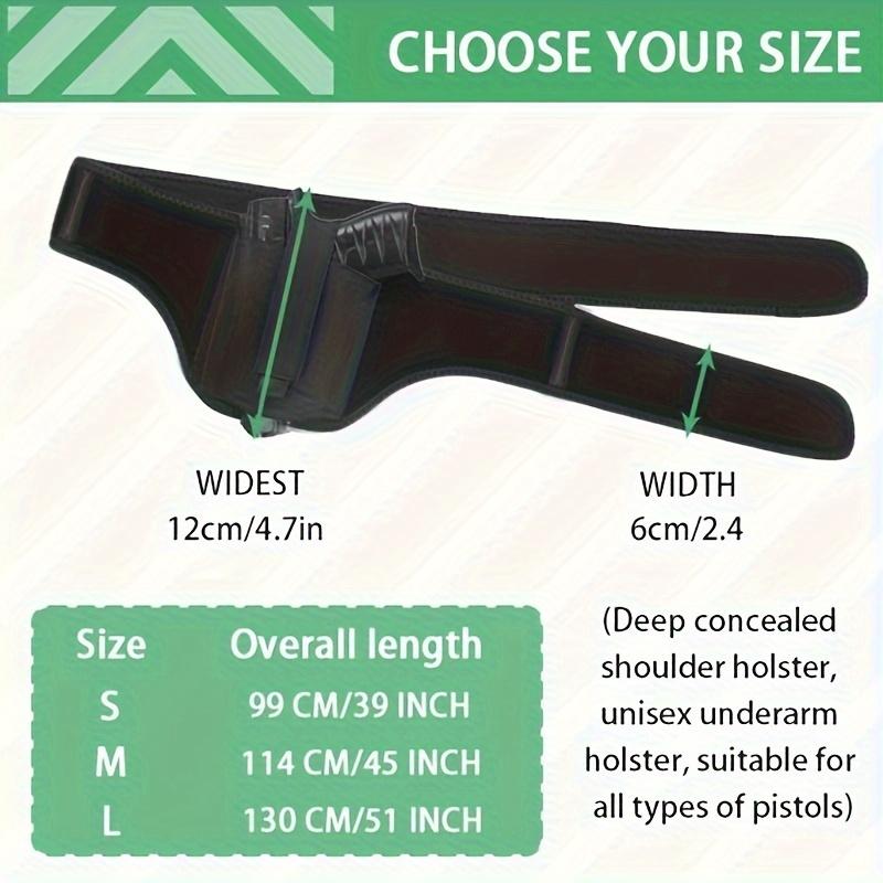 Tactical chest belt holster: shoulder hanging waist and underarm invisible holster, suitable for outdoor shooting waist bags