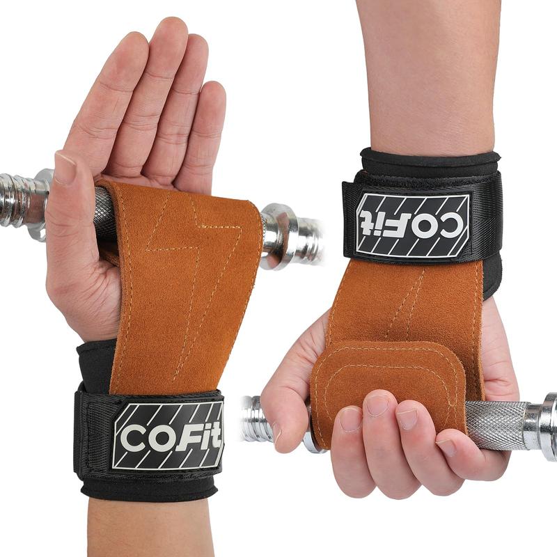 Wrist Straps for Weightlifting, Workout Wrist Wraps with Dual-Layer Oxford Leather, Enhanced Grip for Optimal Hand and Wrist Protection, Gym Lifting Straps for Deadlift and Powerlifting