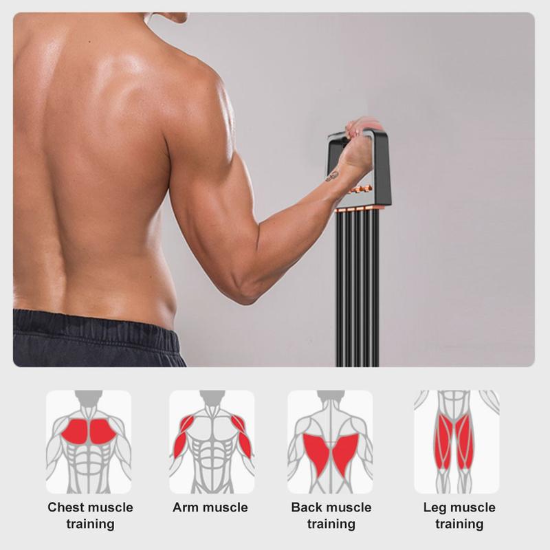 Exercises Elastic Band Chest Extender Puller Sport Adjustable Chest Expansion Resistance Band For Gym and Home Fitness Workouts Training