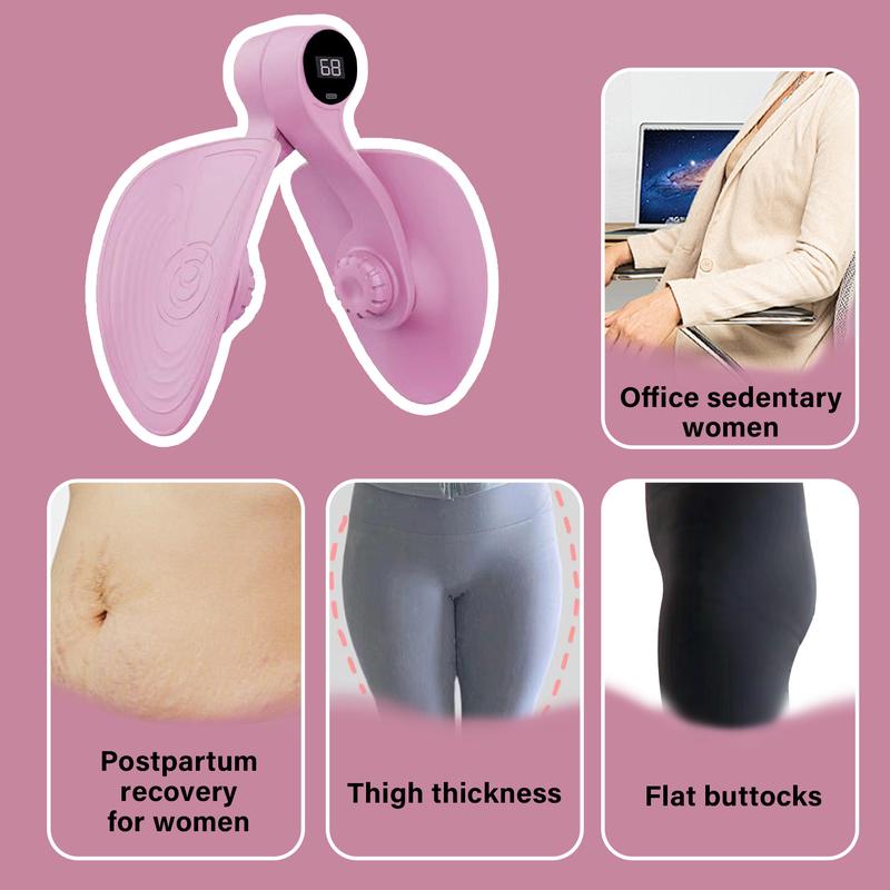 HOTKAM Thigh Master Pelvic Floor Muscle Repair Trainer Kegel Inner Thigh Exercise Workout Equipment Pilates for Home Workouts