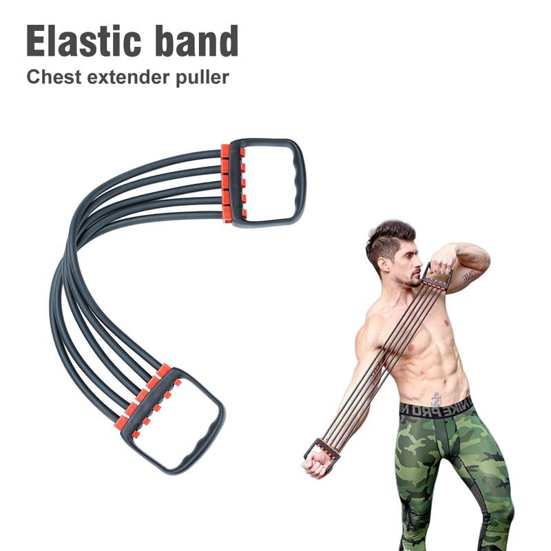 Exercises Elastic Band Chest Extender Puller Sport Adjustable Chest Expansion Resistance Band For Gym and Home Fitness Workouts Training