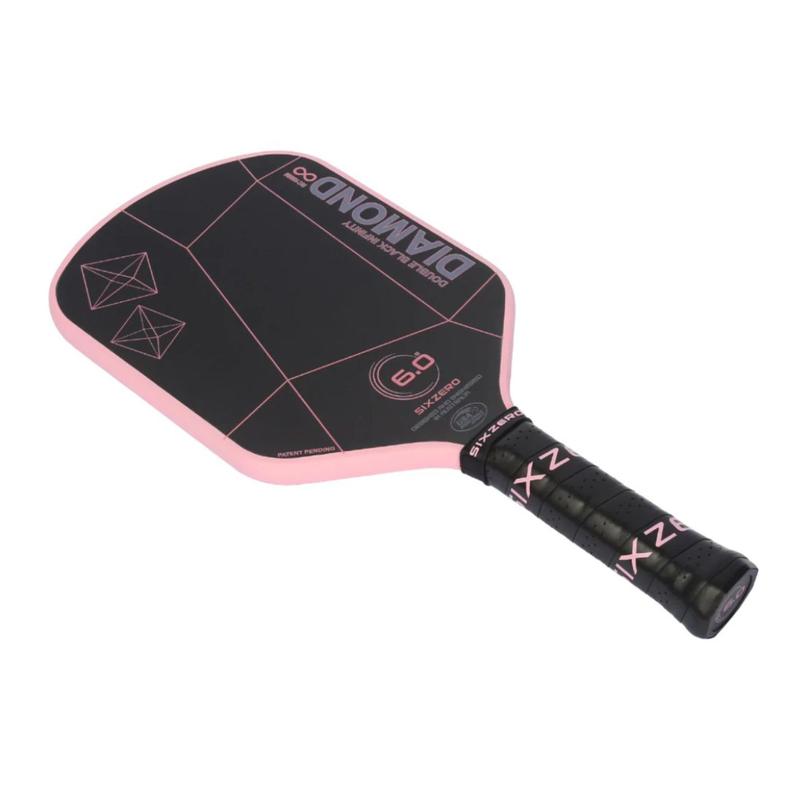 Six 6.0 Zero Pickle Ball Paddle Infinity Edgeless Double Black Diamond Control 16mm - Unleash Your Potential with the Infinity Series Double Black Diamond Paddle