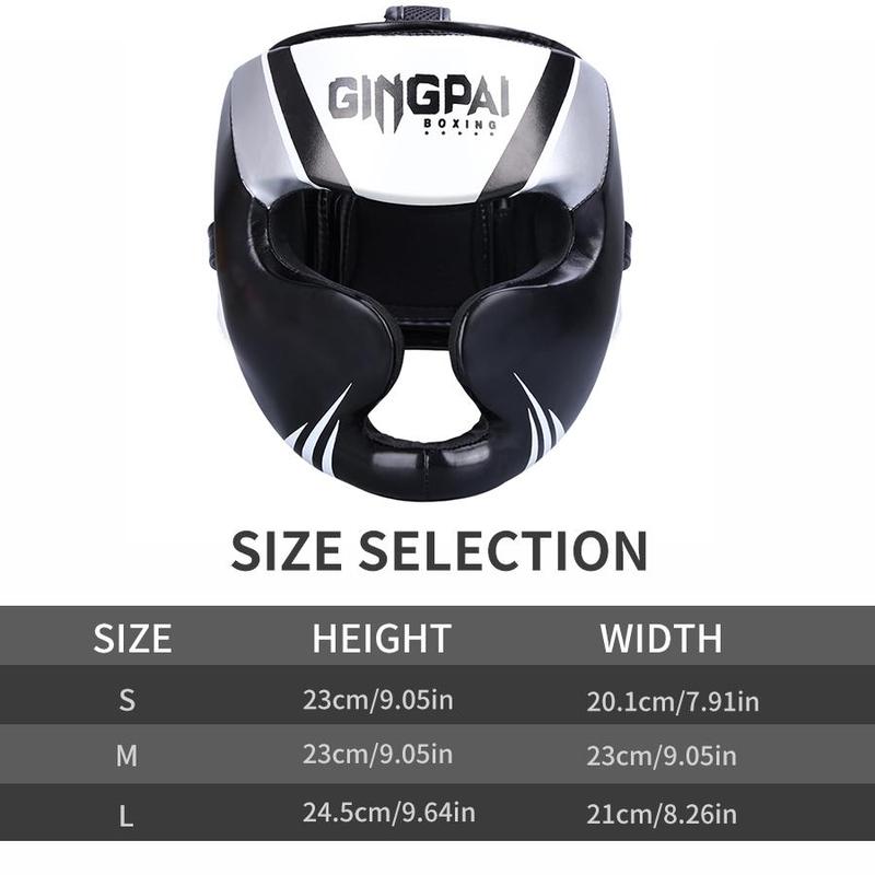 Boxing Headgear, Full Face Protective Headgear, Thickened Face & Head Protection Gear for Boxing & Martial Arts, Sports Equipment for Men & Women