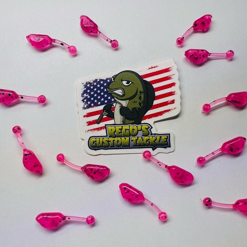 Rego's Mystery Panfish Box 300 Baits+ - Fishing Lure Set soft plastic crappie jig fishinghook