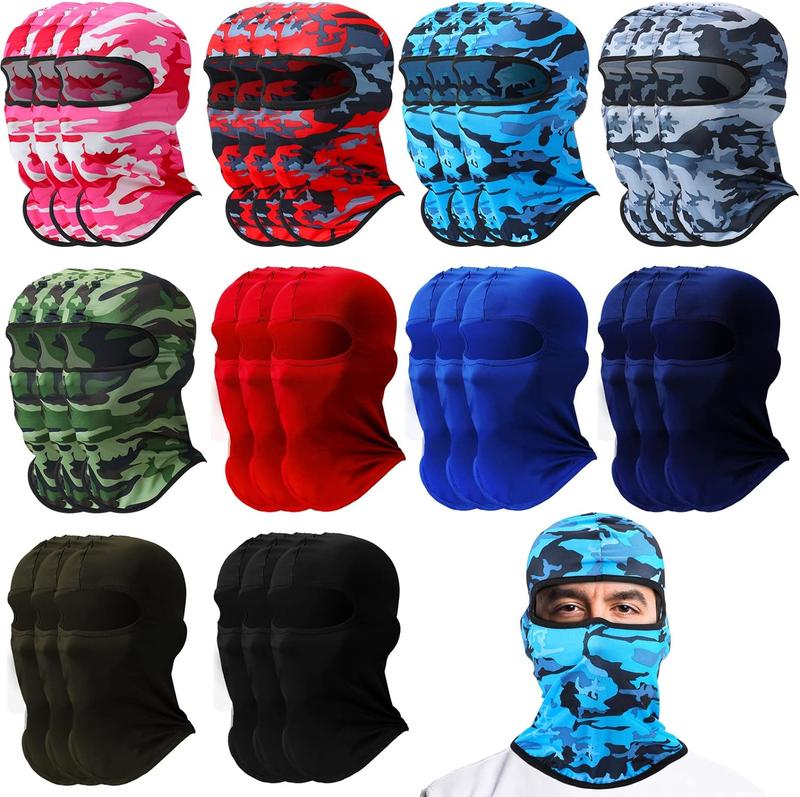 30 Pcs Balaclava Ski Face Mask Full Face Cover Mask UV Protection Cooling Neck Gaiter Summer for Men Women Winter Outdoor