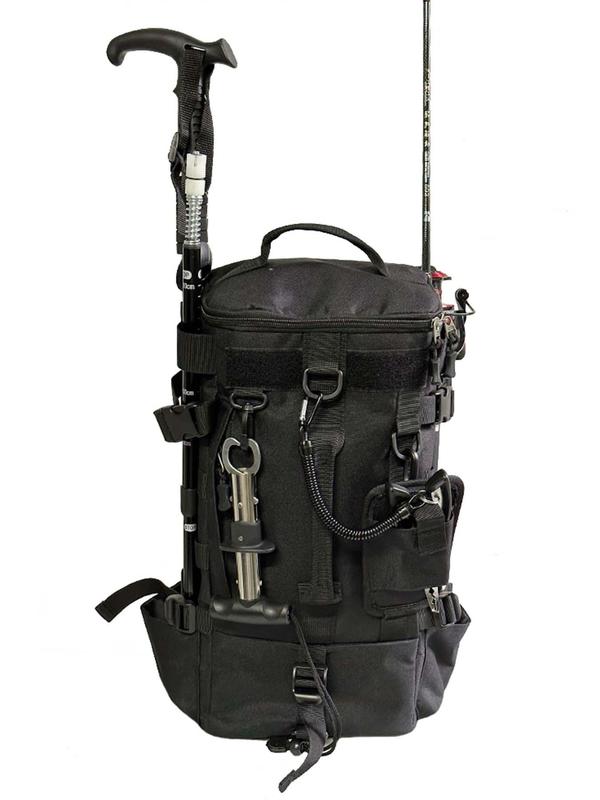 Fishing Backpack with Rod Holder, Multifunctional Large Capacity Fishing Bag, Sports Bag for Outdoor Activities