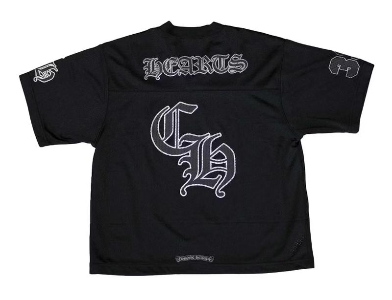 Chrome Hearts Mesh Stadium Football Jersey, Iconic Streetwear Style, Bold Sportswear Look