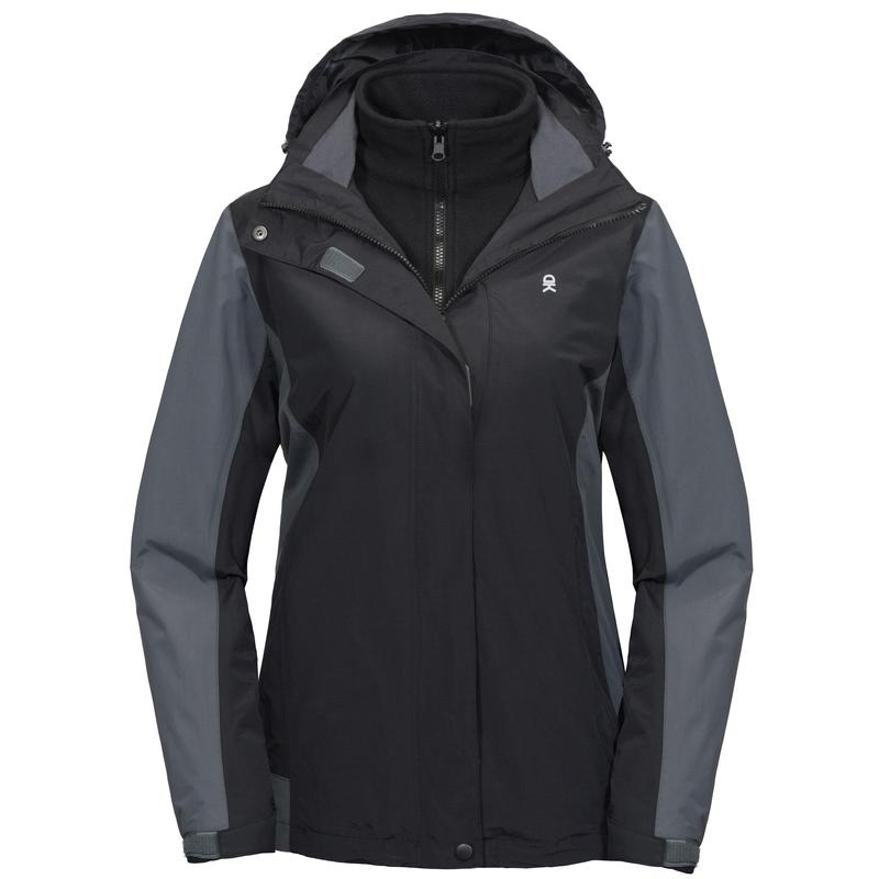 Women's 3 in 1 Winter Ski Warm Fleece Liner Jacket