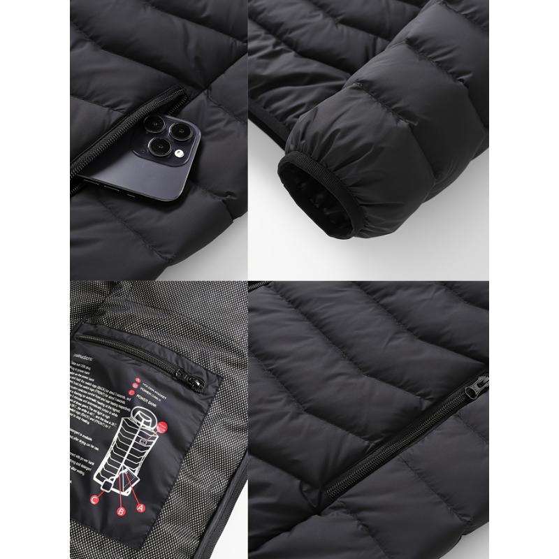 Men's Heated Jacket, Outdoor Lightweight Warm Heating Clothing, Perfect For Outdoor Hiking & Trekking (Battery Not Included)