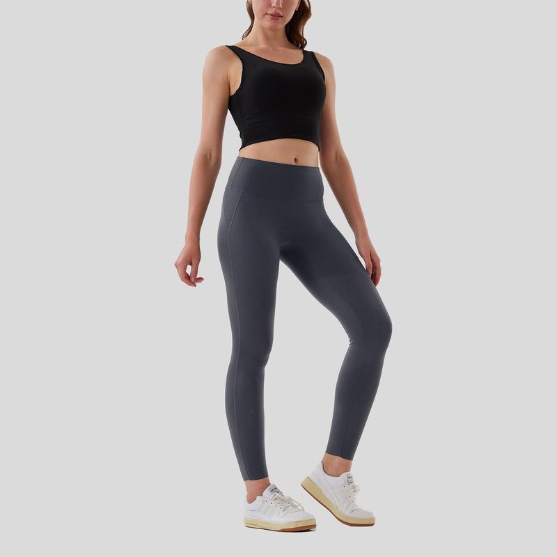 Fabletics Women's On-The-Go PowerHold High-Waisted Legging, Maximum Compression, Flattering Cute Comfortable Athletic Plant