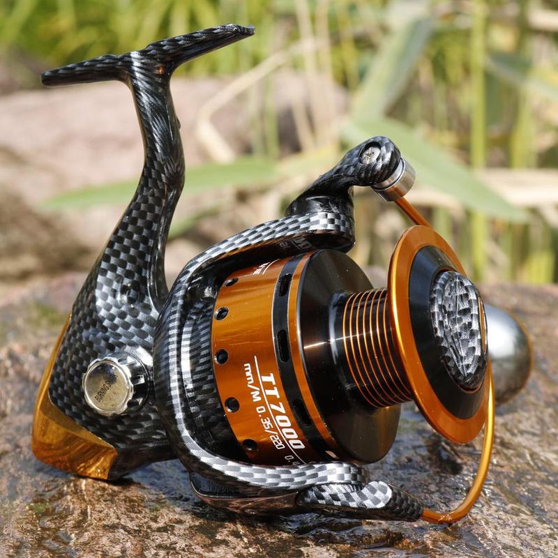 Fishing Reel, 1 Count 5.2:1 Gear Ratio Spinning Fishing Reel, Fishing Accessories for Saltwater and Freshwater Fishing