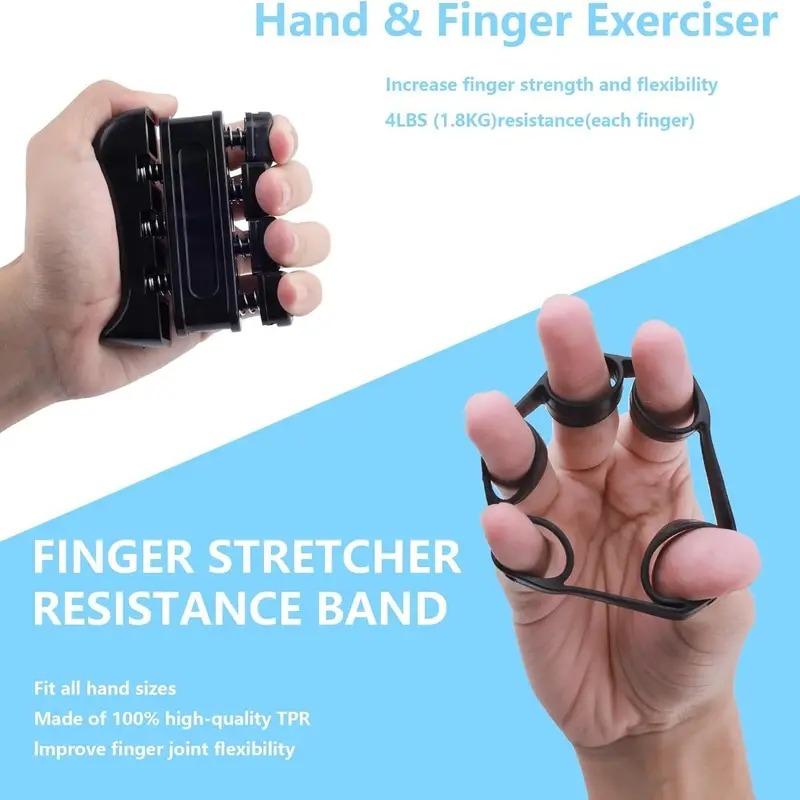 Grip Strengthener Forearm Strengthener Hand Grips Strengthener Kit - 5 Pack Adjustable Resistance