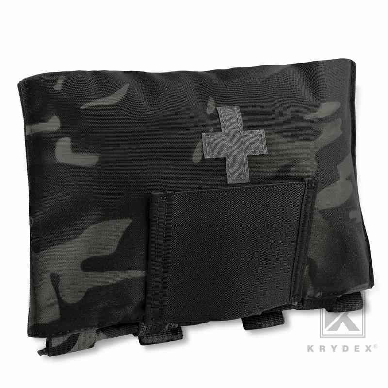 KRYDEX LBT-9022B-T Blow Out MOLLE Medical Pouch Emergency Survival Kit Bag IFAK First Aid Storage Pouch