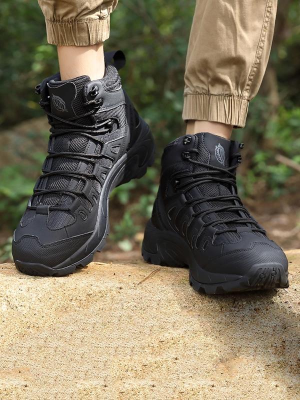 Men's Waterproof Hiking Boots, Casual Outdoor Lightweight Military Boots, Tactical Work Boots, Fashionable Shoes for Outdoor Activities