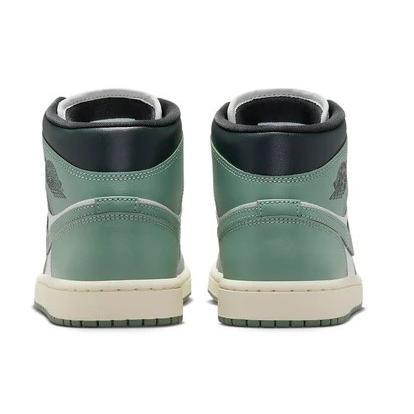 Women's Jordan 1 Mid Sail Jade Smoke-Anthracite (BQ6472 130)