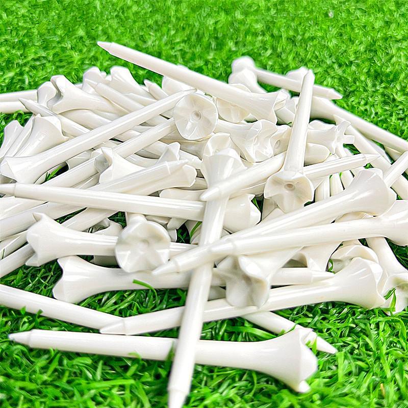 Plastic Golf Tee for Keeping Golf Ball Stable, 20pcs set White Low Friction and Resistance Professional Golf Tees, Golf Accessories Kits, Golf Accessories 2024