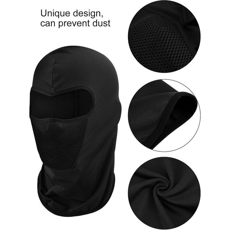 4-piece full face mask winter windproof neck sun protection breathable mask