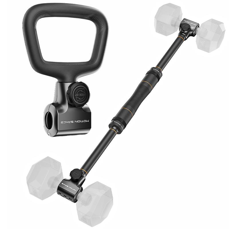 Dumbbell&Kettlebell Converter Turn Most Dumbells Into Barbell Kettlebell. Home Workouts,Holds up to 130 260lb,Aluminum build,Strong,Rust-resistant