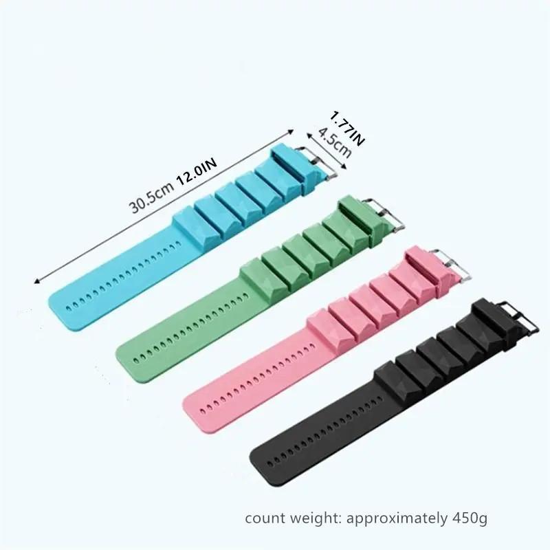 Adjustable Wristband With Sandbag Leggings, Silicone Wrist Strap, Hand Strengthener For Women & Men