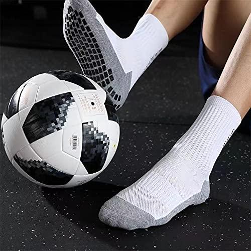 Men's Socks Soccer Non Skid Ball Socks Anti Slip Non Slip Pads for Football Basketball Sports Socks