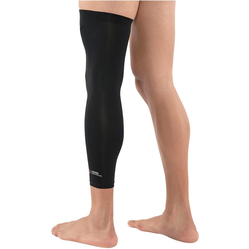 Copper Compression Full Leg Sleeve for Men and Women - Stretchy and Comfortable