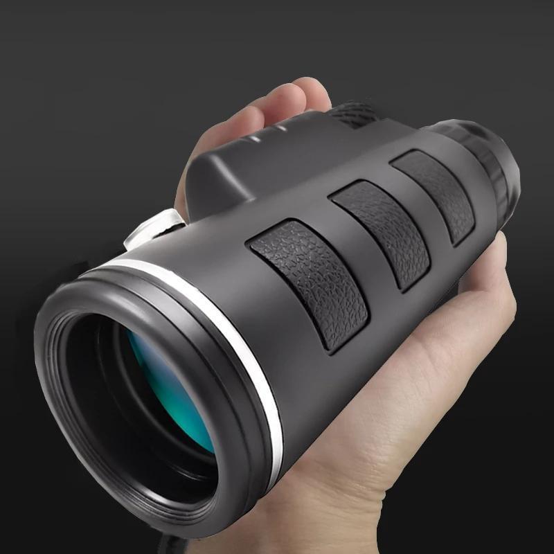 Portable Mini Monocular, 40x60 High Definition Monocular, Multipurpose Monocular for Outdoor Camping, Hiking, Bird Watching, Fishing, Christmas Gift