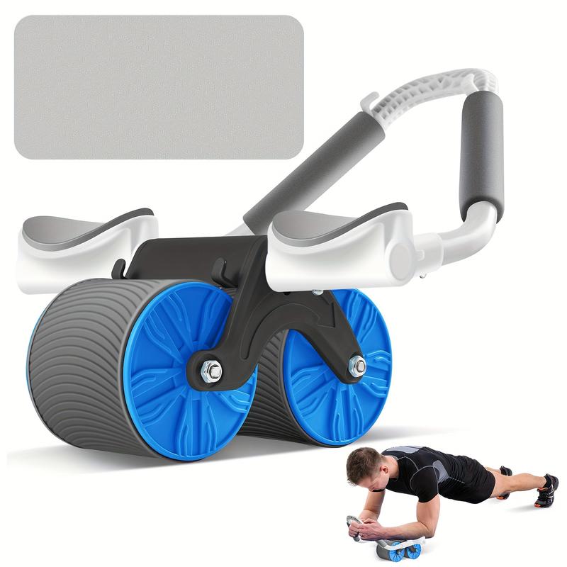 Elbow support automatic rebound abdominal wheel, abdominal exercise machine abdominal muscle roller, abdominal muscle training equipment, trolley core strengthening trainer fitness abdominal training,christmas gift