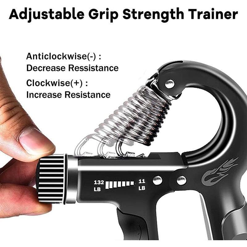 2pcs-Grip Strengthener Forearm Strengthener Hand Grips Strengthener Kit - 5 Pack Adjustable Resistance