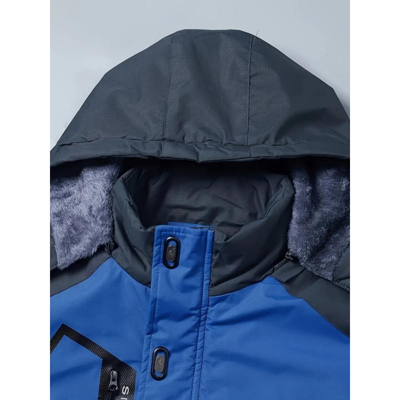 Stay Warm And Dry In This Unisex Fleece Ski Jacket - Perfect For Winter Outdoor Activities!