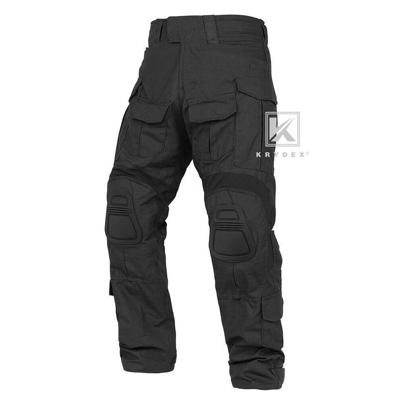 KRYDEX  G3 Combat Training Pants  Tactical Cargo Trousers With Knee Pads Men's Camo Print Waterproof Tactical Pants