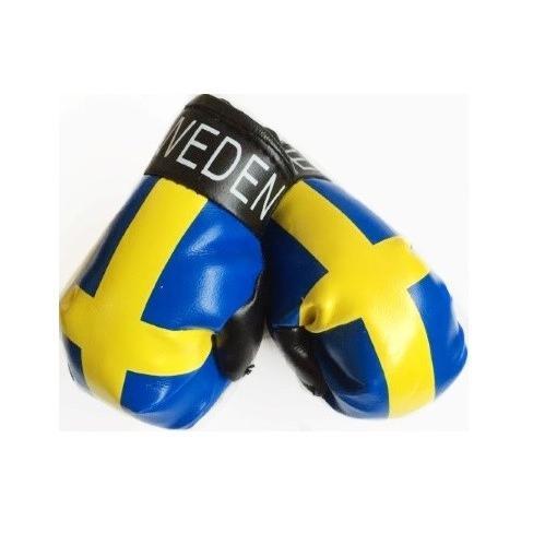 Mini Boxing Gloves With Country Flag Prints Hanging Car Mirror Sport Gifts Souvenirs